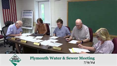 plymouth water dept|plymouth water and sewer meeting.